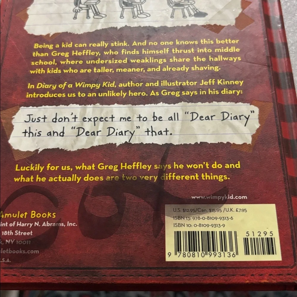 JEFF KINNEY “Diary of A Wimpy Kid - Greg Heffley’s Journal” Book - Picture 4 of 6